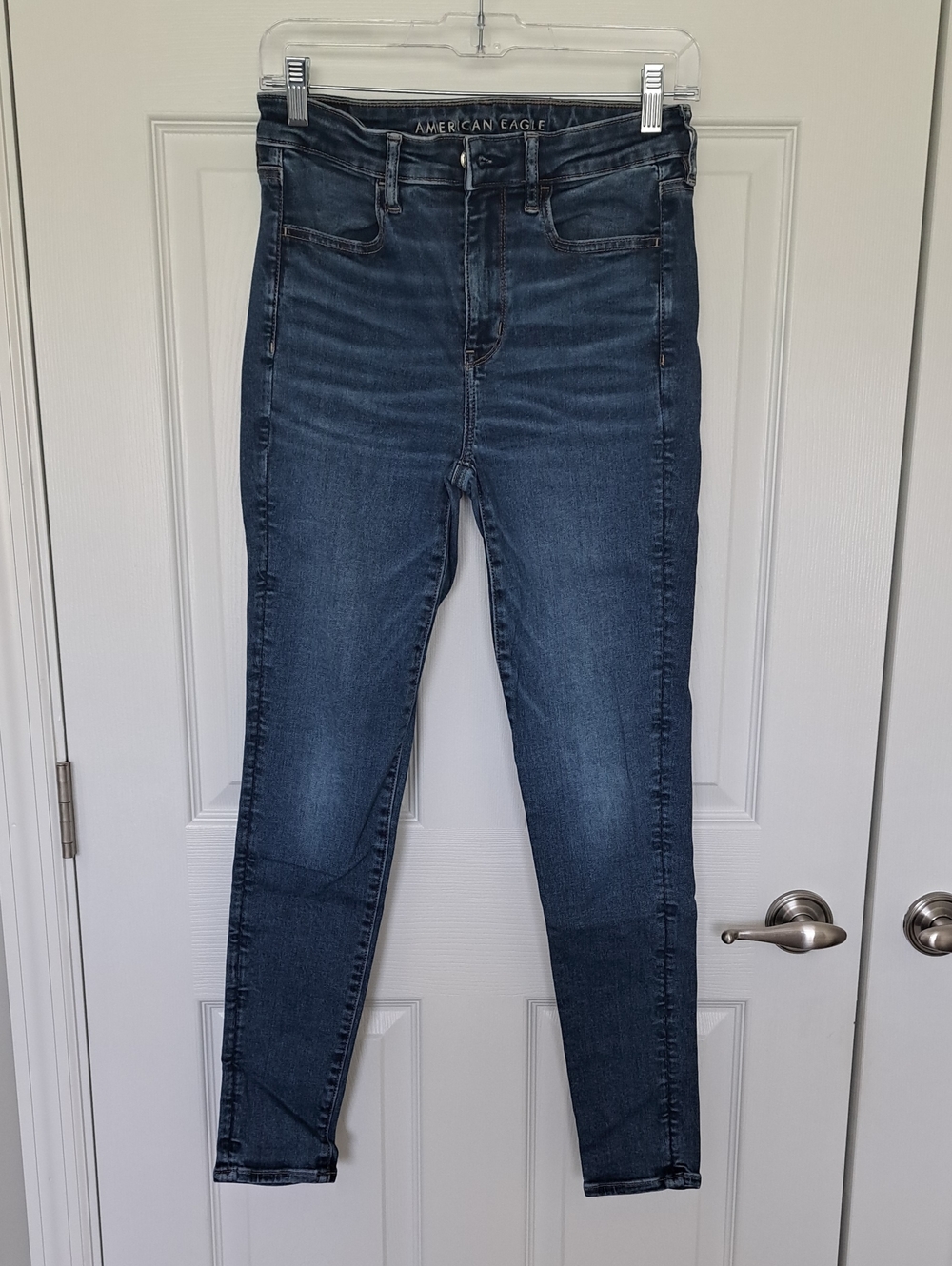 American Eagle Outfitters Women's Dark Blue High Rise Jegging